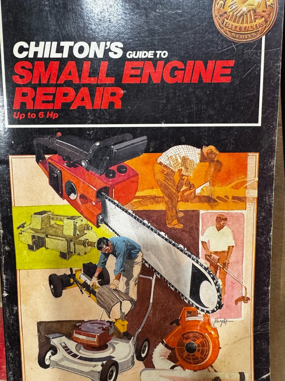 Small Engine Repair Guide - Red/Black Cover
